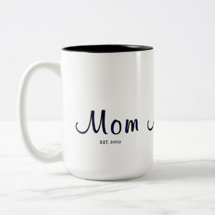 Nieuwe Moeder Cadeau voor Moeder Tweekleurige Koffiemok