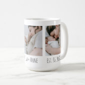 Nieuwe moeder| Eerste moeder| Drie foto's Koffiemok (Voorkant rechts)