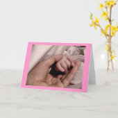 Nieuwe moeder en Baby Kaart (Gele Bloem)