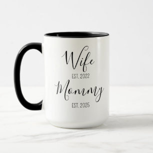 Nieuwe Moeder en Vader Mok Baby Shower Koffiemok C
