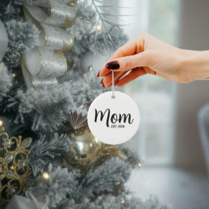 Nieuwe Moeder Gevestigde Cadeau Moederdag Keramisch Ornament