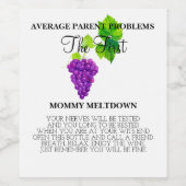 Nieuwe Moeder Gift Wijn Labels Etiket (Enkel label)