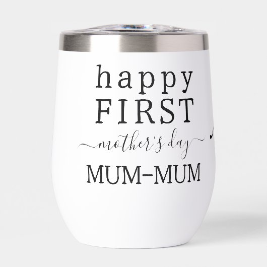 Nieuwe moeder liefde hart eerste moederdag cadeau (Voorkant)