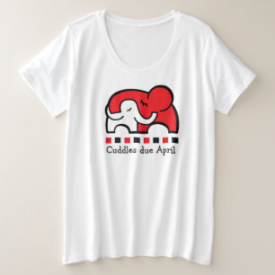 Nieuwe moeder/moeder als knuppels voor t-shirt