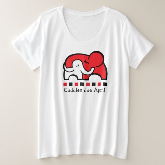 Nieuwe moeder/moeder als knuppels voor t-shirt (Design voorkant)