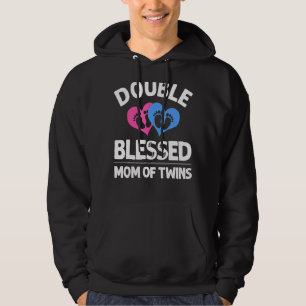 Nieuwe moeder van tweelingen voor vrouwelijke moed hoodie