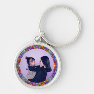 Nieuwe Moederdag Moeder Mama Baby Kind Foto Gift Sleutelhanger