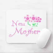 Nieuwe moederroze bloemen T-shirts en cadeautjes Muismat (Met muis)
