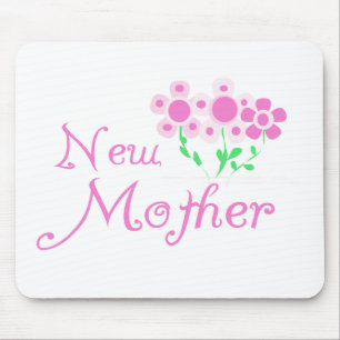 Nieuwe moederroze bloemen T-shirts en cadeautjes Muismat