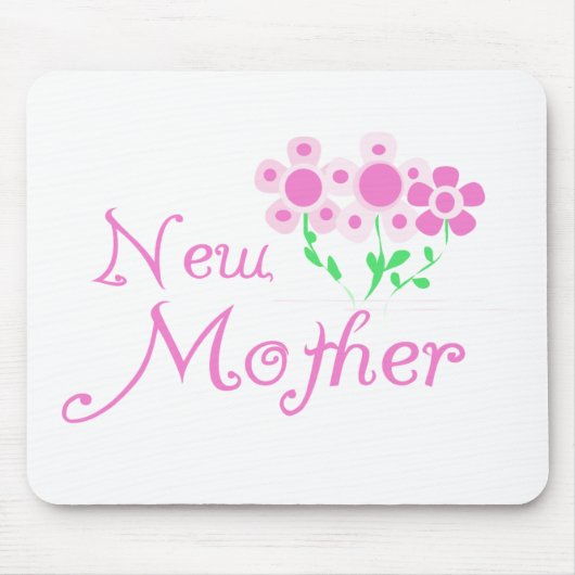 Nieuwe moederroze bloemen T-shirts en cadeautjes Muismat (Voorkant)