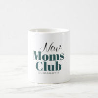 Nieuwe moeders club Calligrafie-monogram koffie-mo