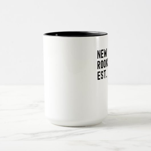 Nieuwe moeders groentje dept est 2022 first moeder mok (Midden)