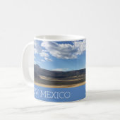 Nieuwe Mok van Mexico Beauful Blue Sky en Mountain (Voorkant links)