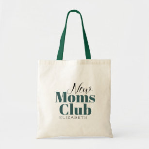 Nieuwe Moms Club Gepersonaliseerd Canvas tas voor 