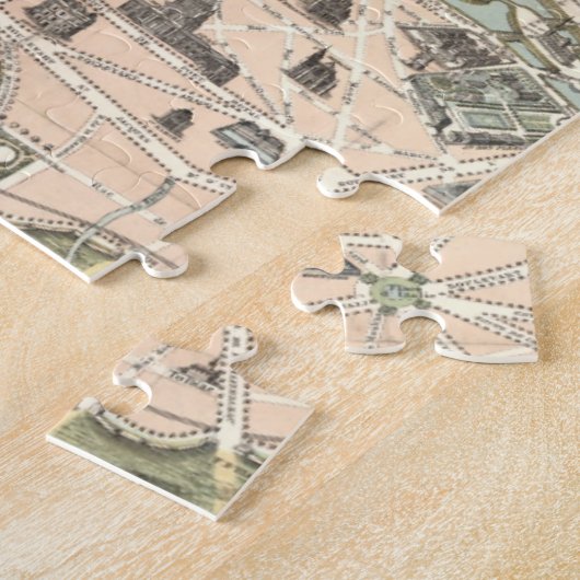 Nieuwe Monumental Map Parijs Legpuzzel (Zijkant)