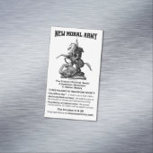 Nieuwe Moral Army™ Magnetische Informatie Kaarten  Magnetisch Visitekaartje (Voorbeeld)