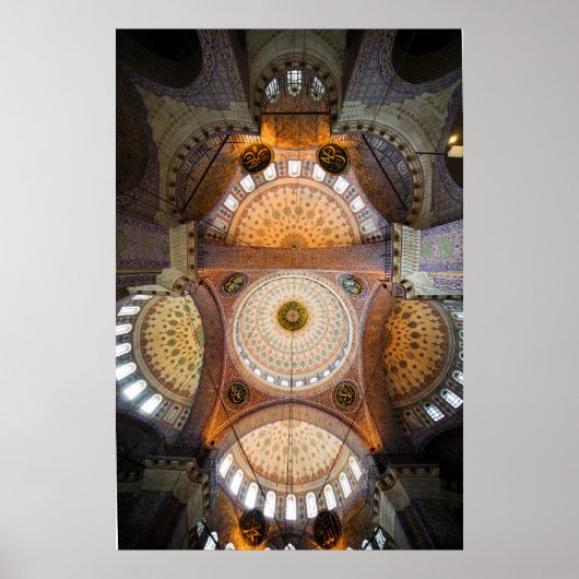 Nieuwe moskee in Istanbul Poster (Voorkant)