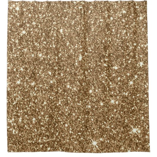 Nieuwe mousserende glitter print H Douchegordijn (Voorkant)