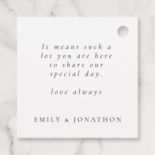 Nieuwe Mr. Rings Heart Script Wedding Dank u Bedankjes Labels (Achterkant)