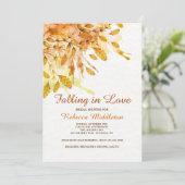 Nieuwe najaarsuitnodiging van Engeland Kaart (Staand voorkant)