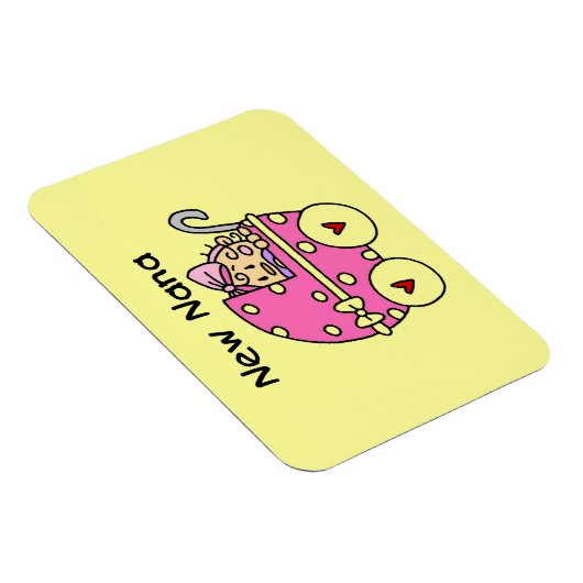 Nieuwe Nana Baby in Carriage Gifts Magneet (Rechterzijde)