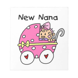Nieuwe Nana Baby in Carriage Gifts Notitieblok