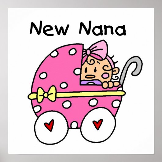Nieuwe Nana Baby in Carriage Gifts Poster (Voorkant)