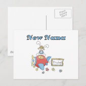 Nieuwe Nana of Boy-Airplane Tshirts en geschenken Briefkaart (Voorkant / Achterkant)