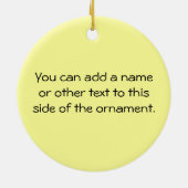 Nieuwe Nana of Boy Vliegtuig Gifts Keramisch Ornament (Achterkant)