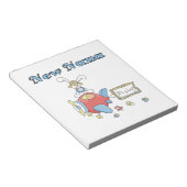 Nieuwe Nana of Boy Vliegtuig Gifts Notitieblok (Schuin)