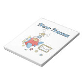 Nieuwe Nana of Boy Vliegtuig Gifts Notitieblok (Linkerzijde)