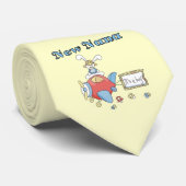 Nieuwe Nana of Boy Vliegtuig Gifts Stropdas (Opgerold)