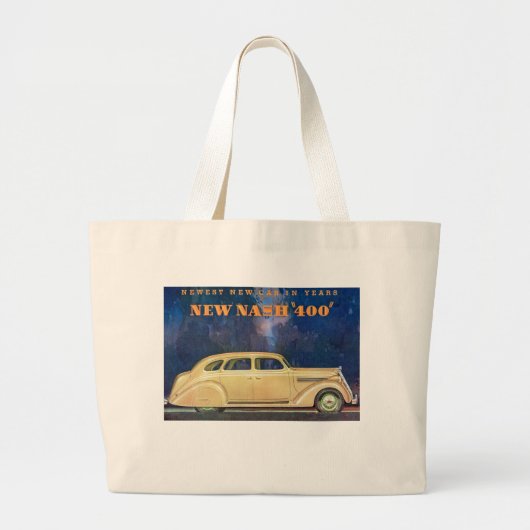 Nieuwe Nash "400" Grote Tote Bag (Voorkant)
