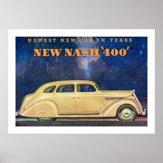 Nieuwe Nash "400" Poster (Voorkant)