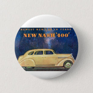 Nieuwe Nash "400" Ronde Button 5,7 Cm