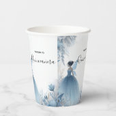 Nieuwe Natuur Tree Witch Enchanted Forest Quincean Papieren Bekers (Achterkant)