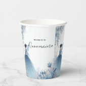 Nieuwe Natuur Tree Witch Enchanted Forest Quincean Papieren Bekers (Rechts)