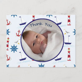 Nieuwe Nautical baby boy aankondiging