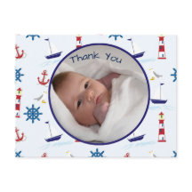 Nieuwe Nautical baby boy aankondiging