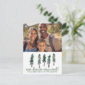 NIEUWE NEK VAN BOSSEN Aangepaste FOTO Waterverf Bo Briefkaart (Staand voorkant)