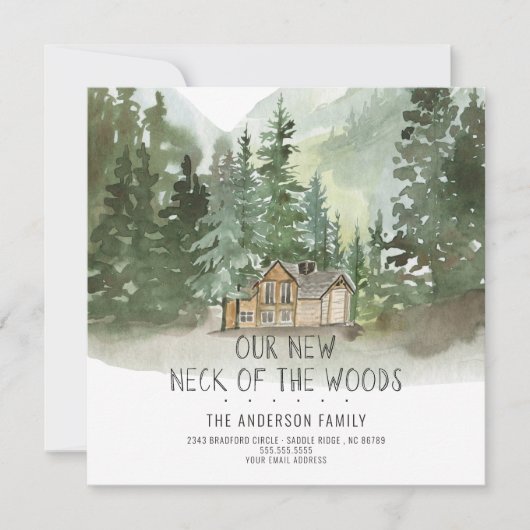 Nieuwe nek van de aankondiging van de Bossen Mount (Voorkant)