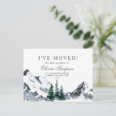 Nieuwe nek van de Bossen Aankondigingskaart (Staand voorkant)