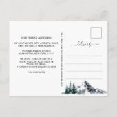 Nieuwe nek van de Bossen Aankondigingskaart (Achterkant)