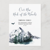 Nieuwe nek van de Bossen Aankondigingskaart (Voorkant)