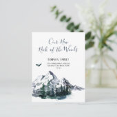 Nieuwe nek van de Bossen Aankondigingskaart (Staand voorkant)