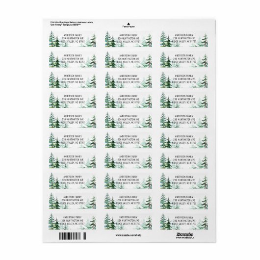 Nieuwe nek van de Bossen het Nieuwe Etiket van het (Full Sheet)