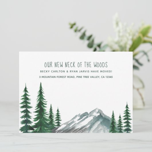 Nieuwe nek van de Bossen Mountain Forest Pine Movi Aankondiging (Staand voorkant)