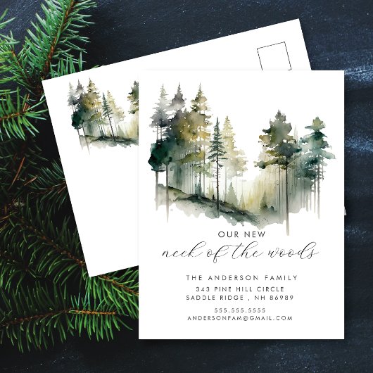 Nieuwe nek van de Bossen Nieuwe Kaart van de Post 