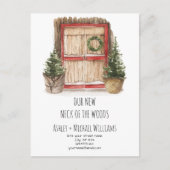 Nieuwe nek van de Bossen Verplaatsende Aankondigin Aankondigingskaart (Voorkant)