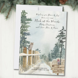 Nieuwe nek van de Bossen Woodland Path Winter Movi Aankondiging